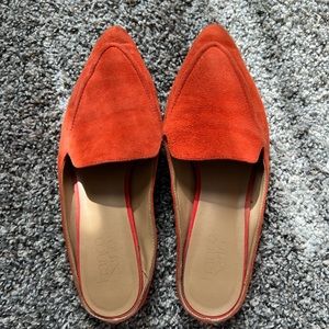 Suede Mules